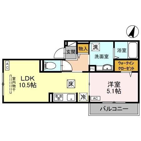 D-ROOM松尾鈴川の間取り