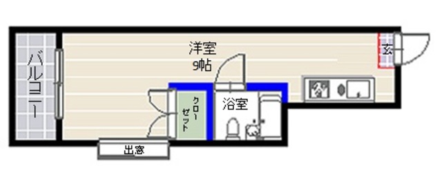 グランドハイツ百道の間取り