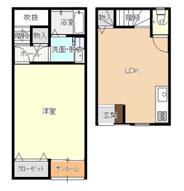 コンフォート丸の内の間取り