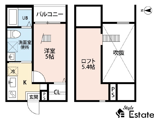 リーブラ庄内通の間取り