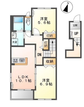 ウィステリアIII番館の間取り