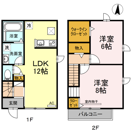 【アステール木田の間取り】