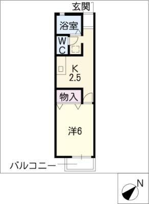 メゾンリバティの間取り