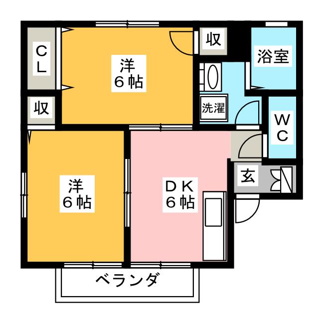 メゾンスリーＭの間取り