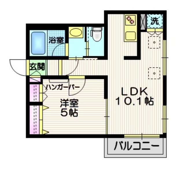 豊島区千川のマンションの間取り