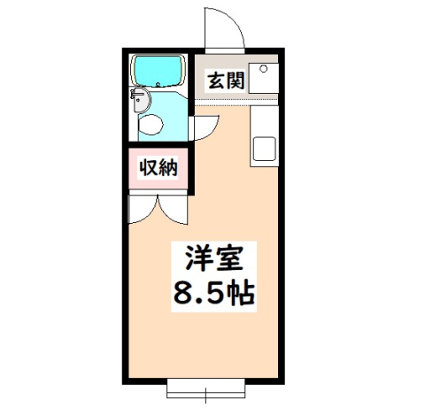 安城市今本町のアパートの間取り