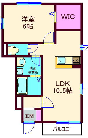 【グリーンフラッツの間取り】