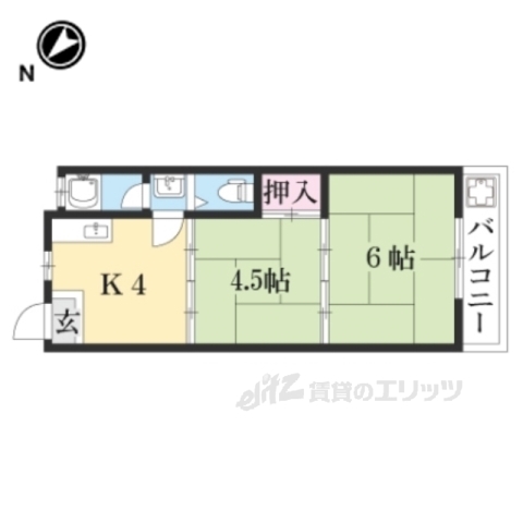 喜多源第一マンションの間取り