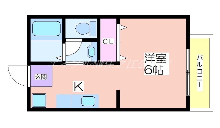 サングリーン住之江の間取り