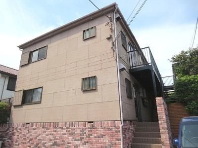 【世田谷区玉川田園調布のアパートの建物外観】