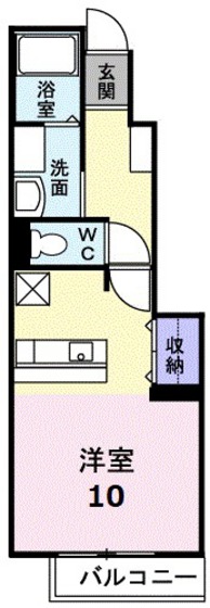 【広島市安佐南区八木のアパートの間取り】