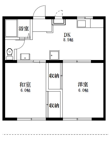 エクセレンス笹沖の間取り