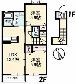 ヴィアソーレ光の間取り