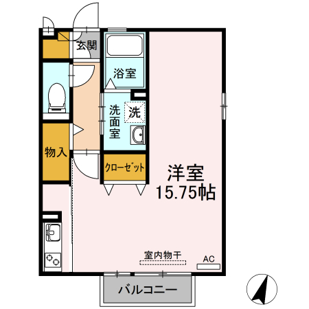 エレガンス１９の間取り