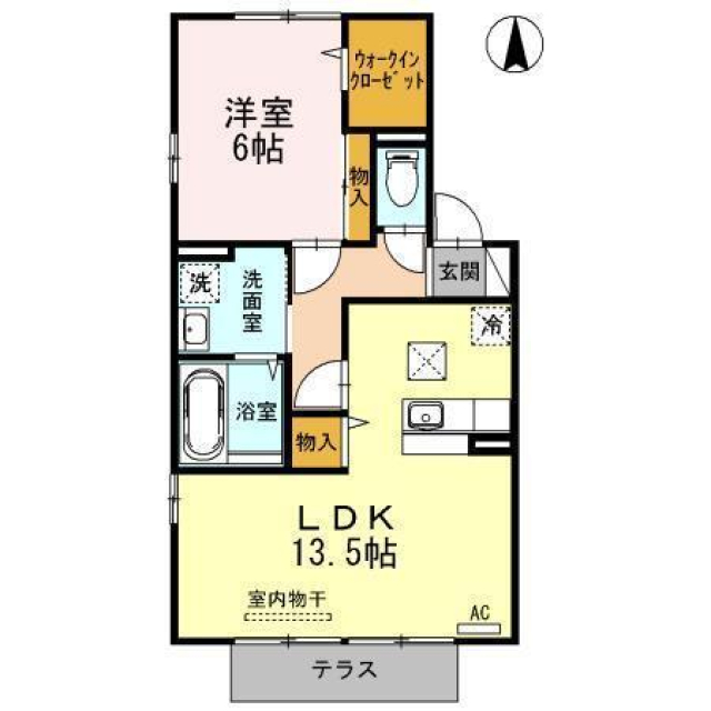 伊予郡松前町大字東古泉のアパートの間取り