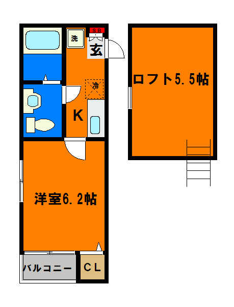 コンパートメントハウス千葉Iの間取り