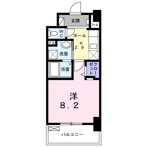 メルベージュ岸の間取り