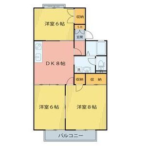 ロイヤルコート文化町III番館の間取り