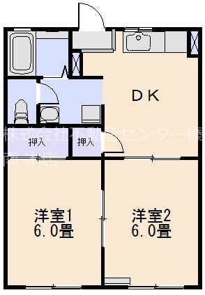 プランドール神戸Ａの間取り