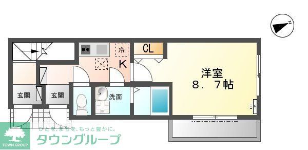 シンシアの間取り