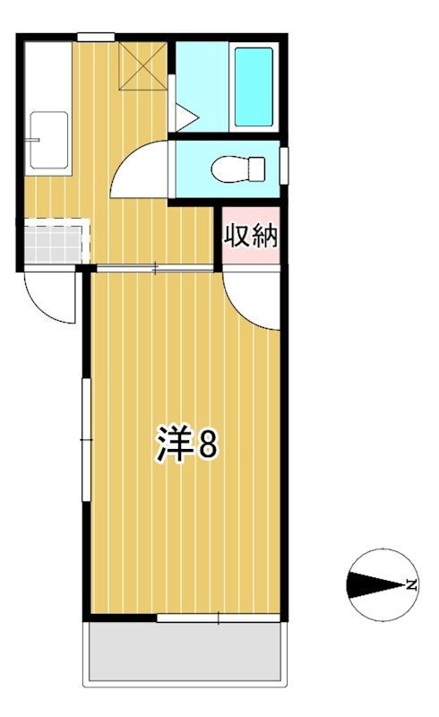 コーポクボタの間取り