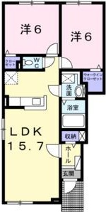 札幌市西区琴似四条のアパートの間取り