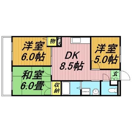 平和マンションの間取り