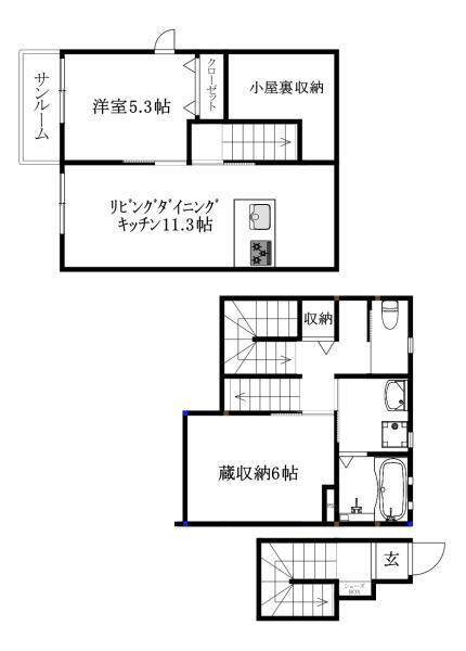 メイプルガーデンの間取り