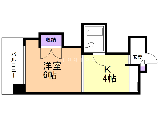 札幌市北区北十三条西のマンションの間取り