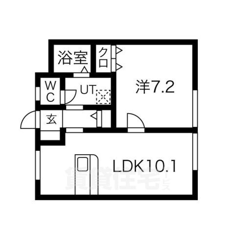 名古屋市瑞穂区堀田通のマンションの間取り