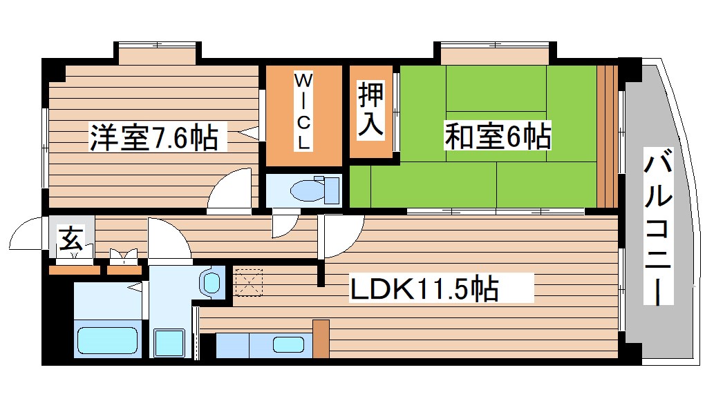 グランウィングの間取り