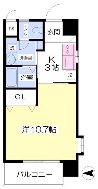 フォルテ古町駅前の間取り