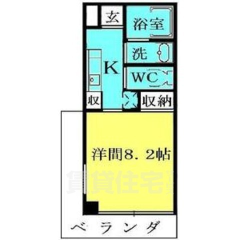 名古屋市昭和区台町のマンションの間取り