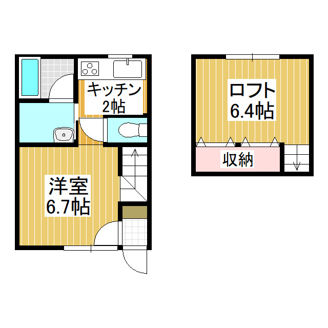 ロフトハウスIIの間取り