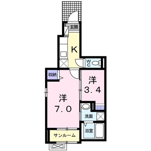 アタラクシア・８号の間取り