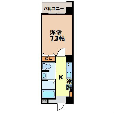 グランアズール浦上（目覚町）の間取り