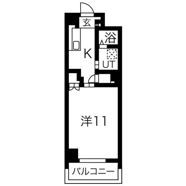 名古屋市千種区青柳町のマンションの間取り