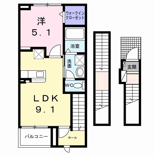 forZi.A（フォージA）の間取り