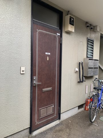 玄関　嬉しい角部屋