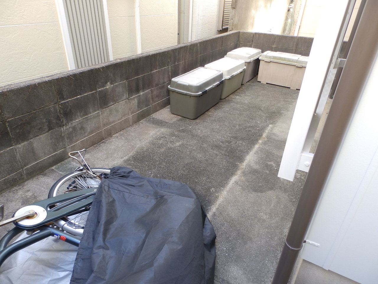 その他共有部分　中型バイクまでOKです