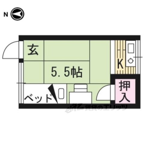 好川荘の間取り