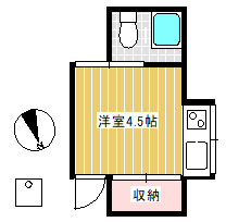 サンハウスAの間取り