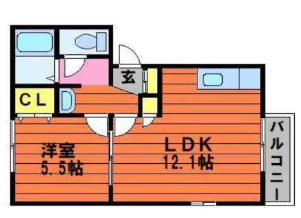 アニバーサリーの間取り