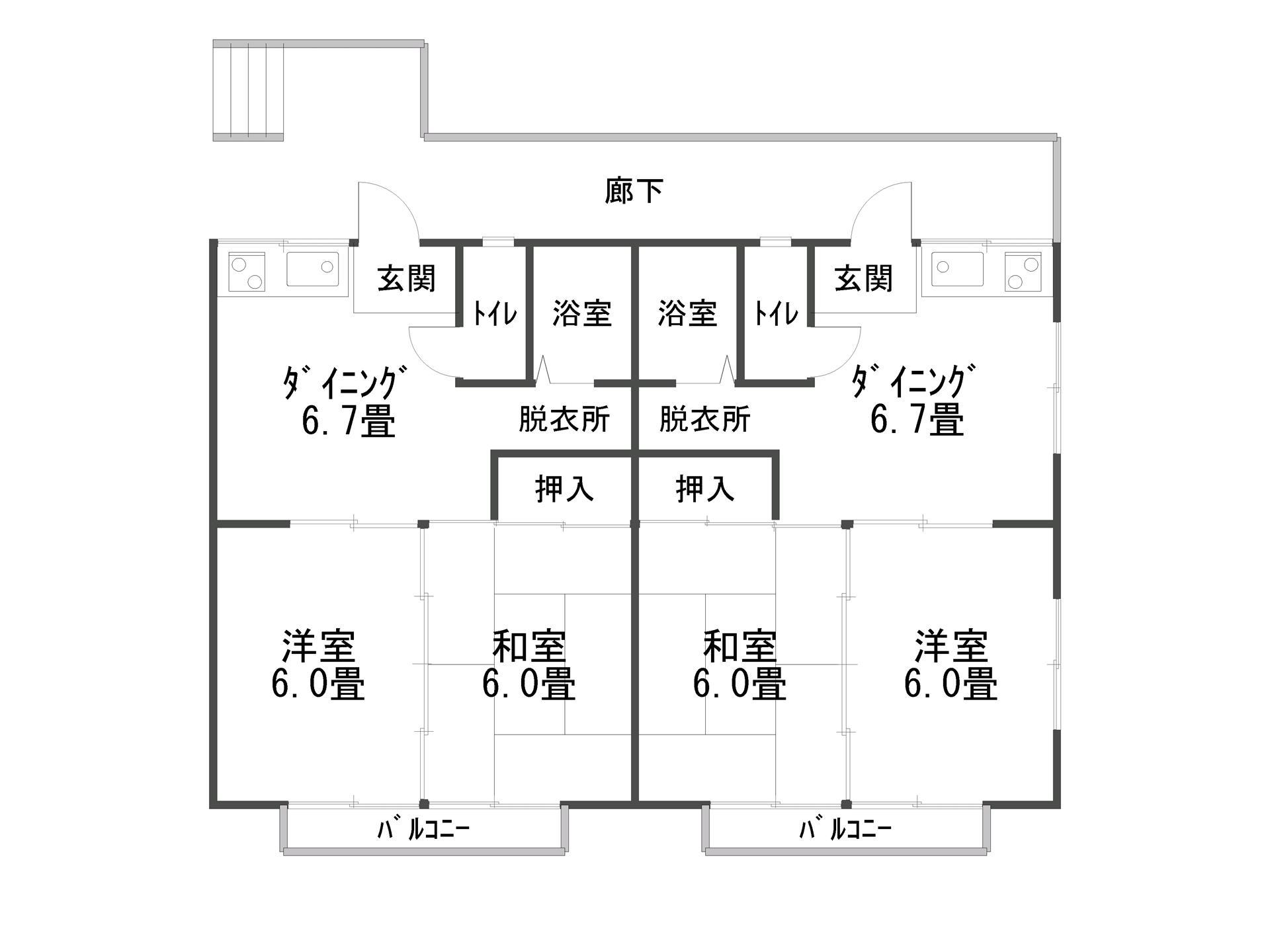 メゾンド松田Ｂ棟の間取り