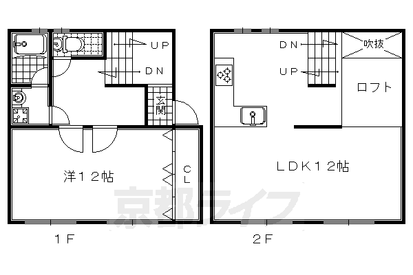 コートハウスＴＥＲＡＤＥの間取り