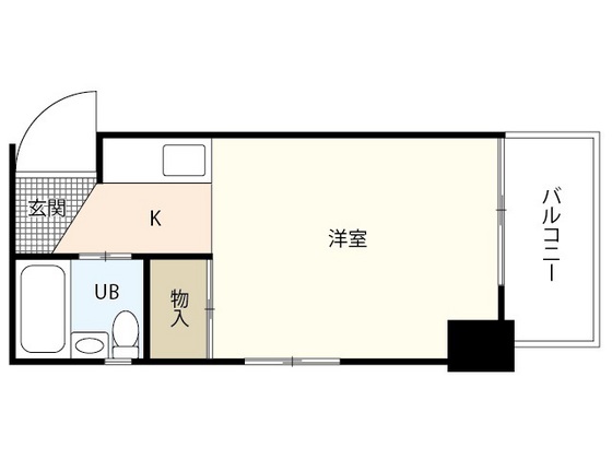 広島市西区庚午中のマンションの間取り