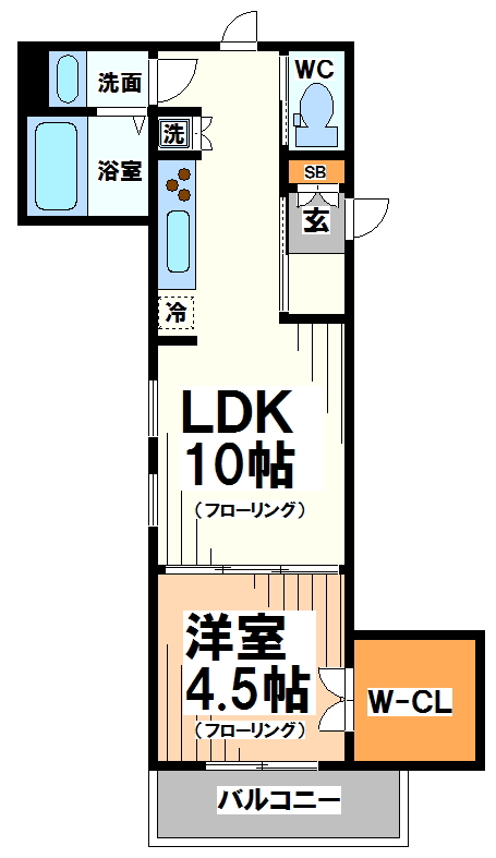 カーサナゴミの間取り