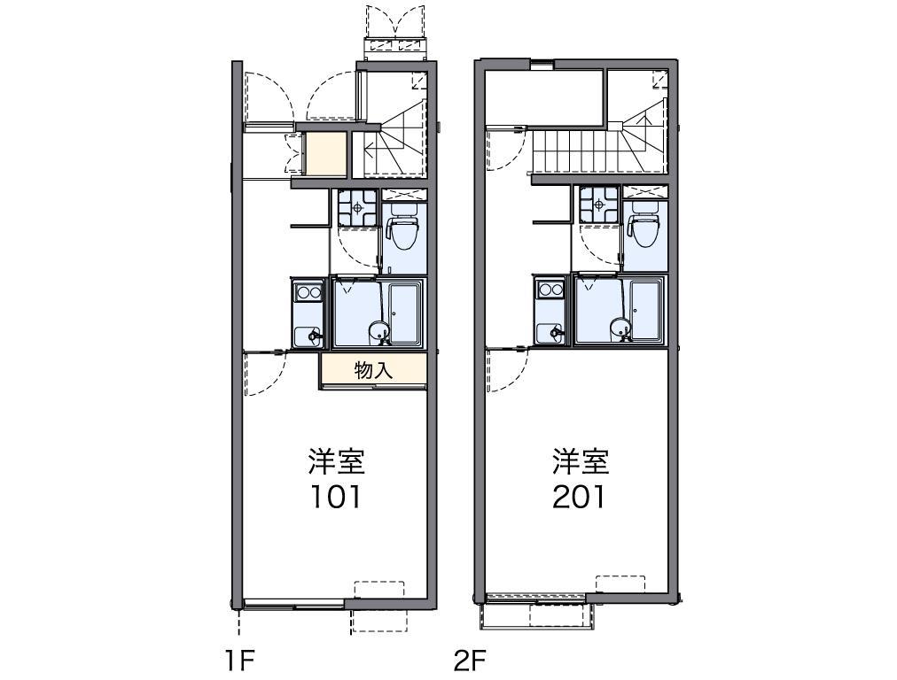 レオネクストタカス壱番館の間取り