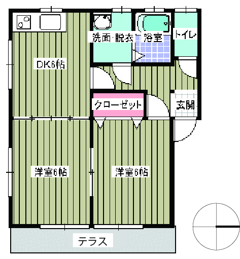 サンハイム森ノ元の間取り