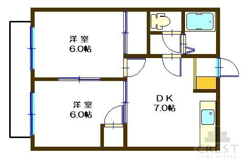 ユーアイレジデンスの間取り